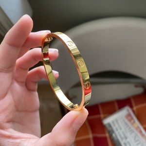 Love bracelet with screwdriver, gold